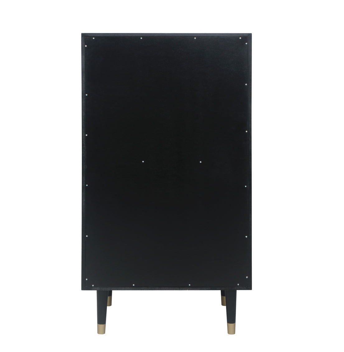 GEO BLACK BEDROOM 5 DRAWER CHEST