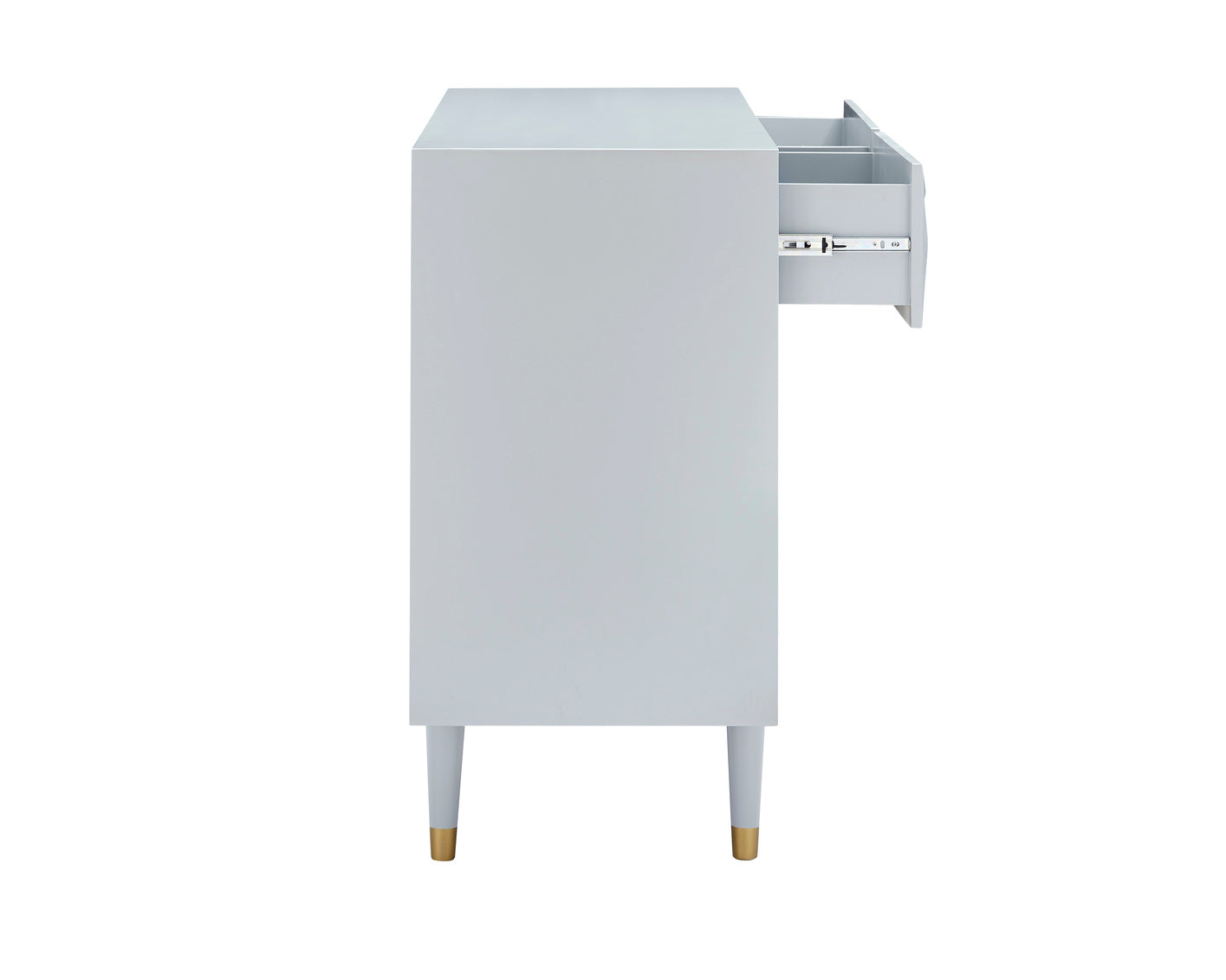 GEO GREY 6 DRWR TEXTURE DRESSER