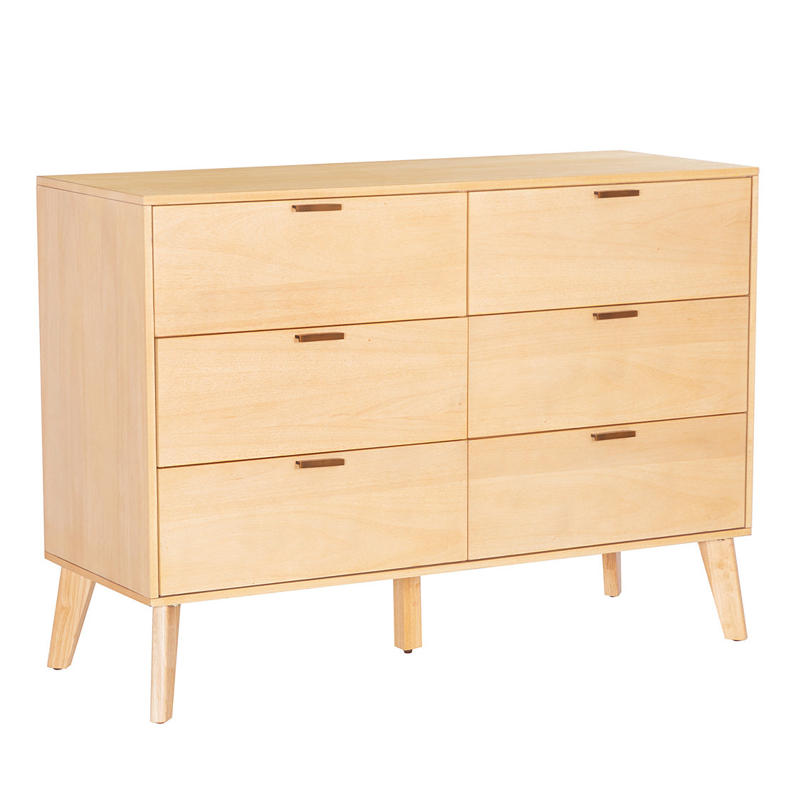 HUDSON NATURAL 6 DRAWER DRESSER