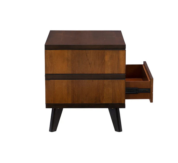 HUDSON 2 TONED 2 DRAWER NIGHTSTAND - Gifts for You 'n Me