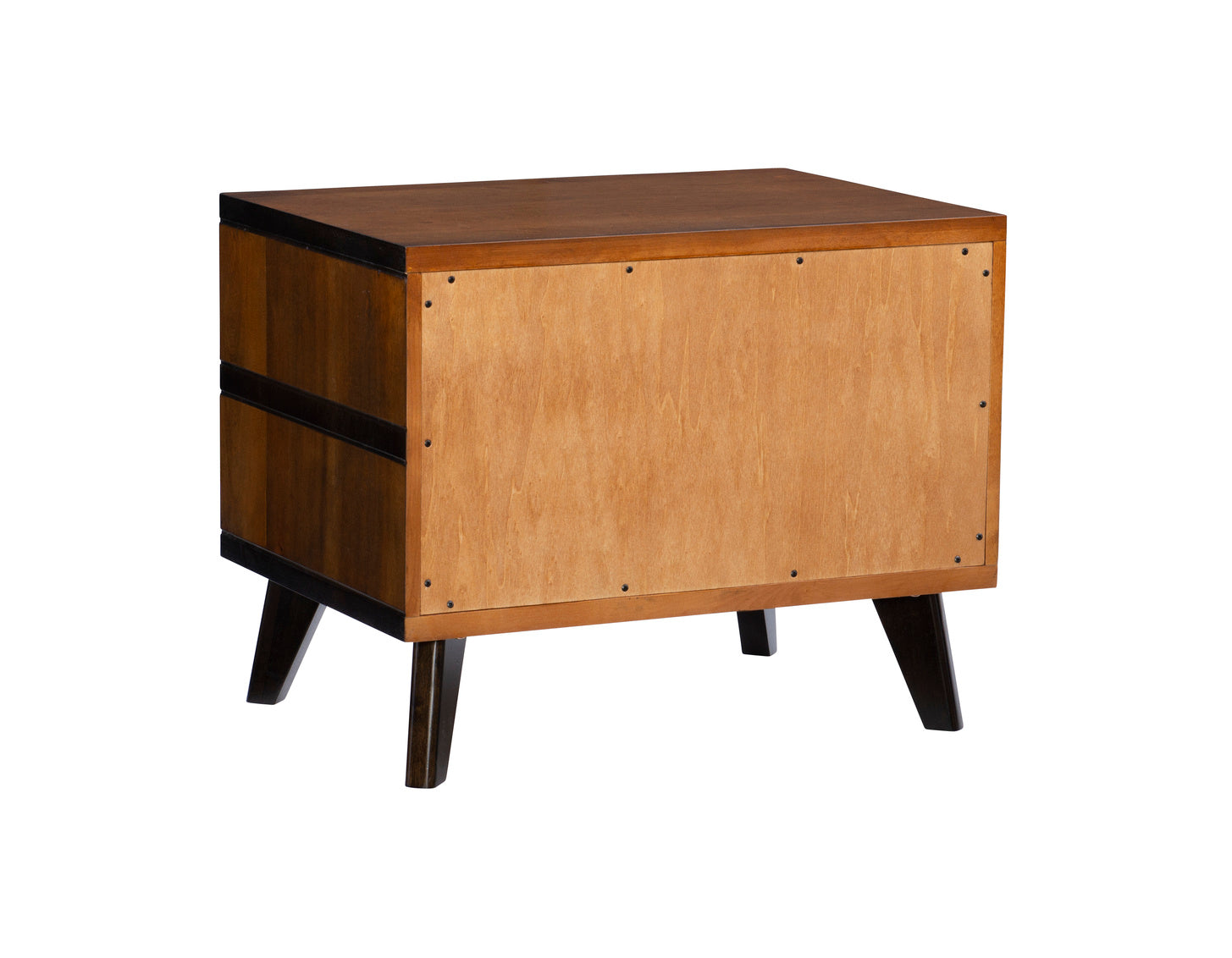 HUDSON 2 TONED 2 DRAWER NIGHTSTAND