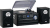 Jensen Turntable Music Entertainmant System Cd Cassette Am/Fm Radio Black (JTA475) - Turntable