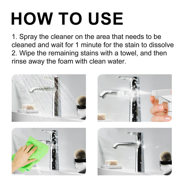 Power Bathroom Foamer, Toilet Tub Wash Basin Tile Decontamination Cleaning Spray