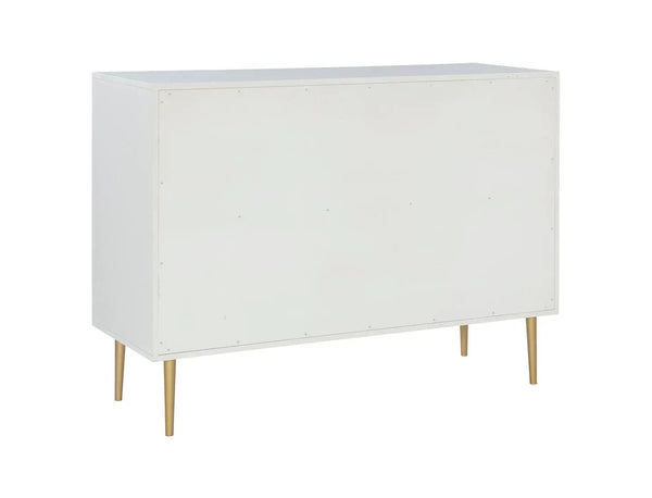 GWYNETH GLAM WHITE 6 DRAWER DRESSER - Gifts for You 'n Me