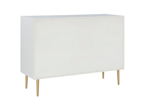 GWYNETH GLAM WHITE 6 DRAWER DRESSER