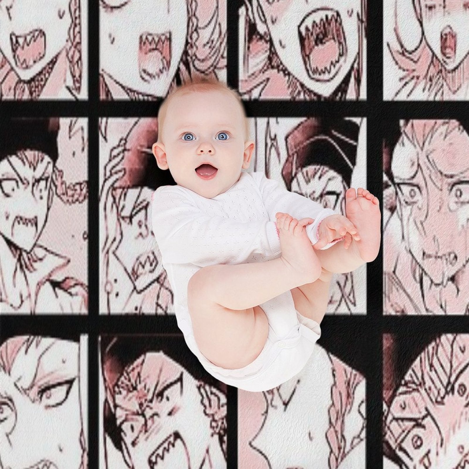 Kazuichi Manga Collection (Colored) Quick-dry Throw Blanket