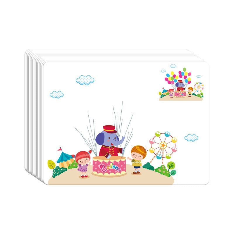 Children's Finger Drawing Paint Kindergarten Color Printing Mud Baby Graffiti Printing Pad Drawing Tool Palm Pointillism