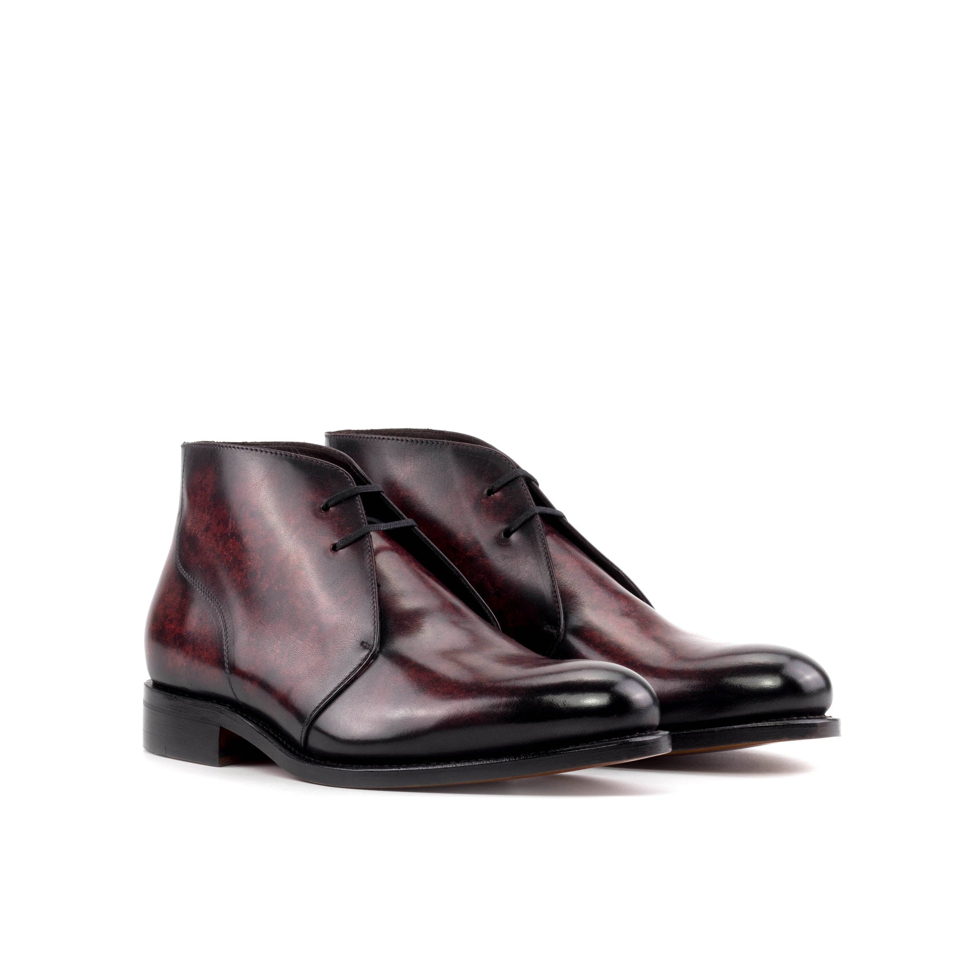 Pavonelle - leather chukka boots