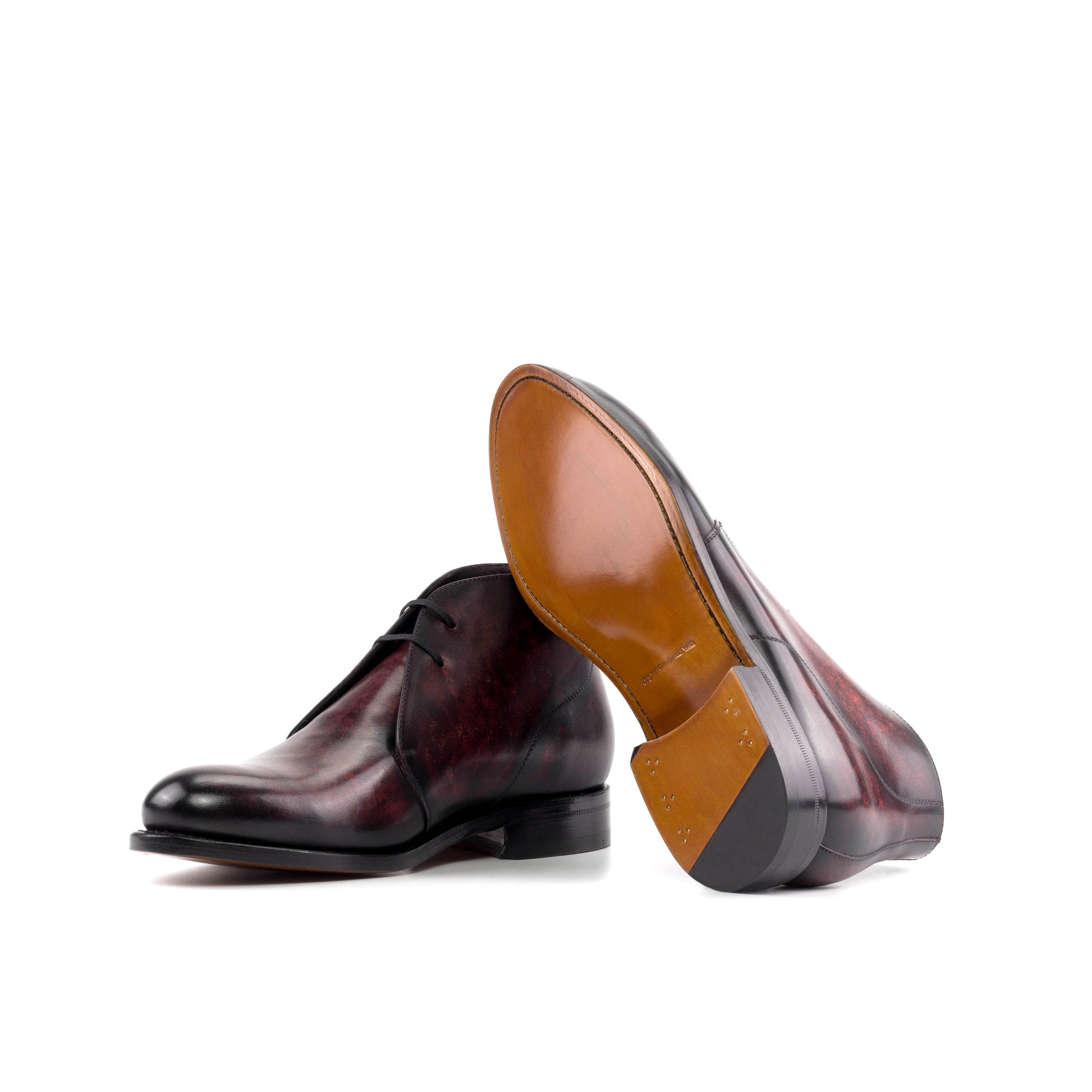 Pavonelle - leather chukka boots