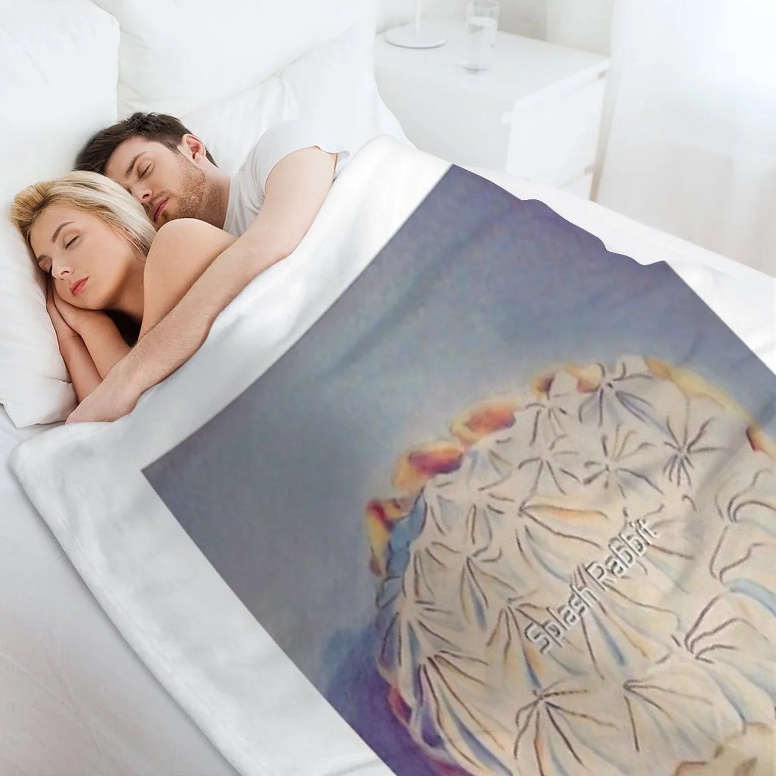 Lemon Meringue Dream Throw Blanket