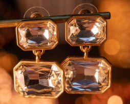 Medieval electroplated real gold full set crystal temperament high cold necklace bracelet set for women