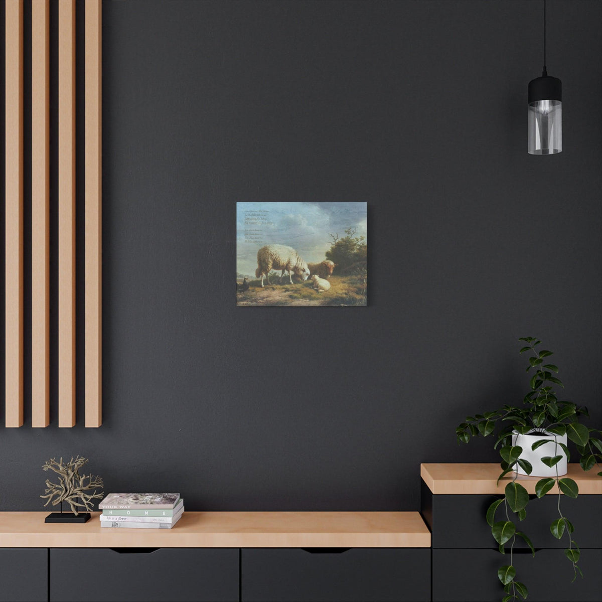 Jesus Loves Me Unframed Canvas Wall Art