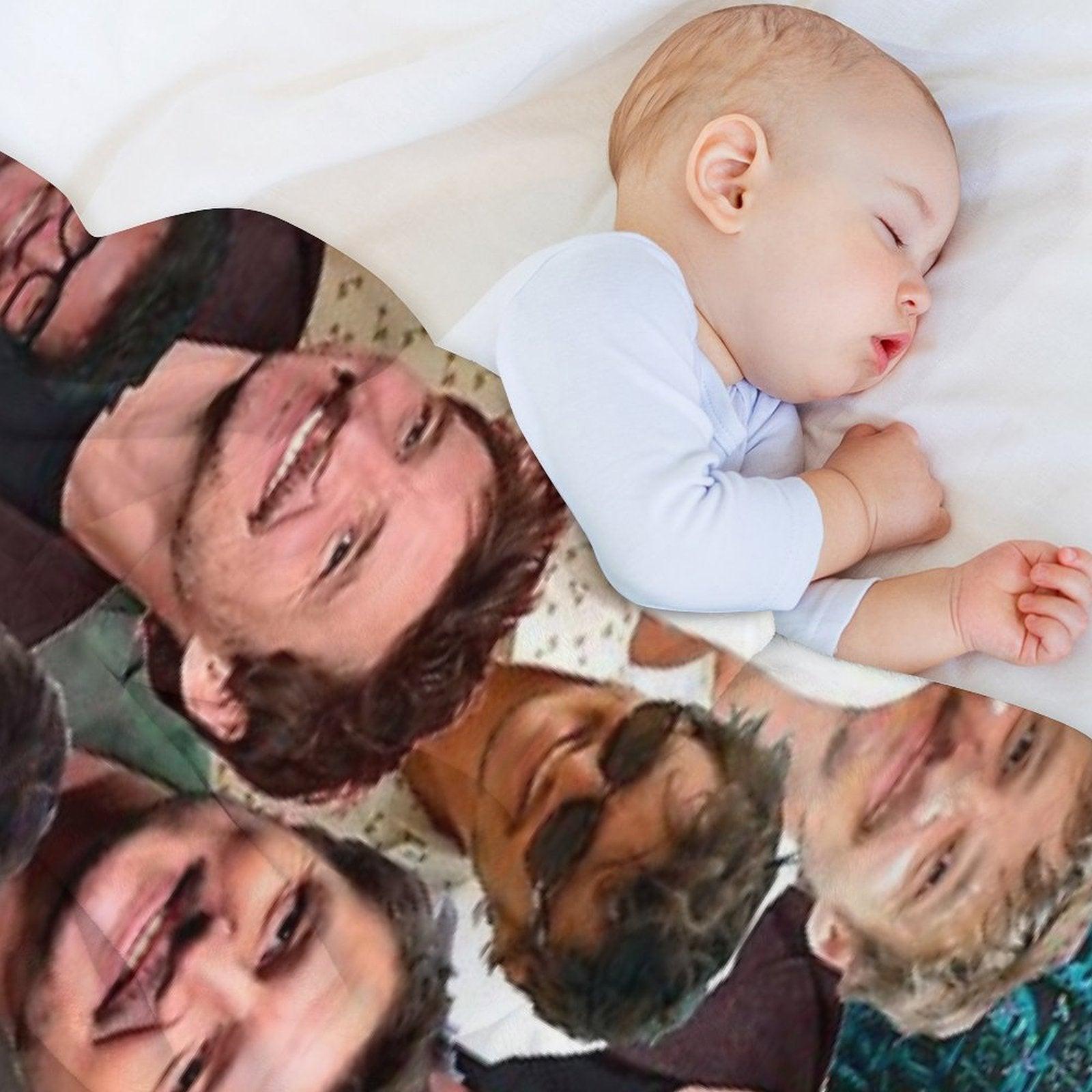 Pedro Pascal Photo Collage Throw Blanket
