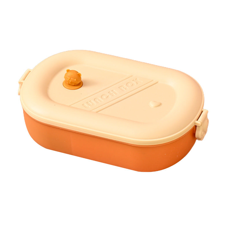 Microwaveable sealed lunch box food grade compartment portable lunch box