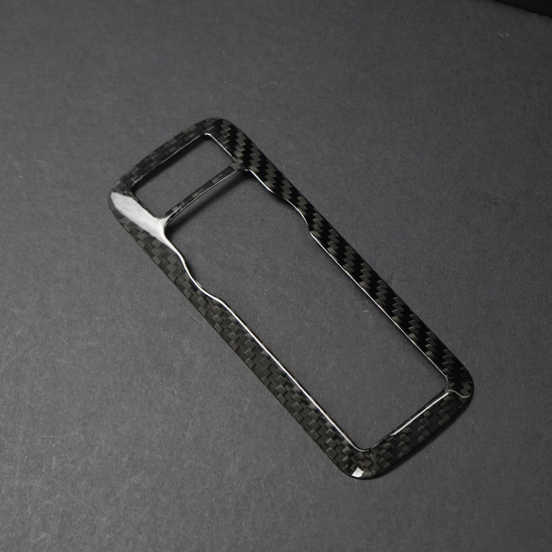 JSD Dry Carbon Fiber Headlight Control Trim Cover for 2024 2025 Mustang