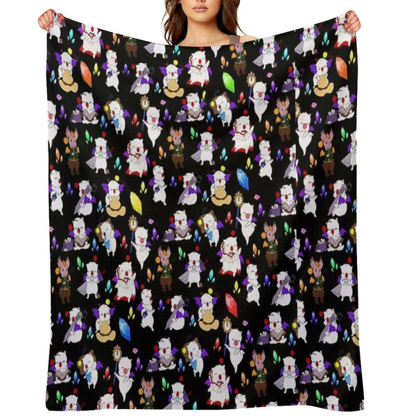Final Fantasy Moogles Throw Blanket