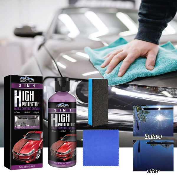 Coating Paste 3 In 1, Car Cleaning Decontamination Scratches Repair Multi-Purpose Car Paint Reconditioning Coating Artifact