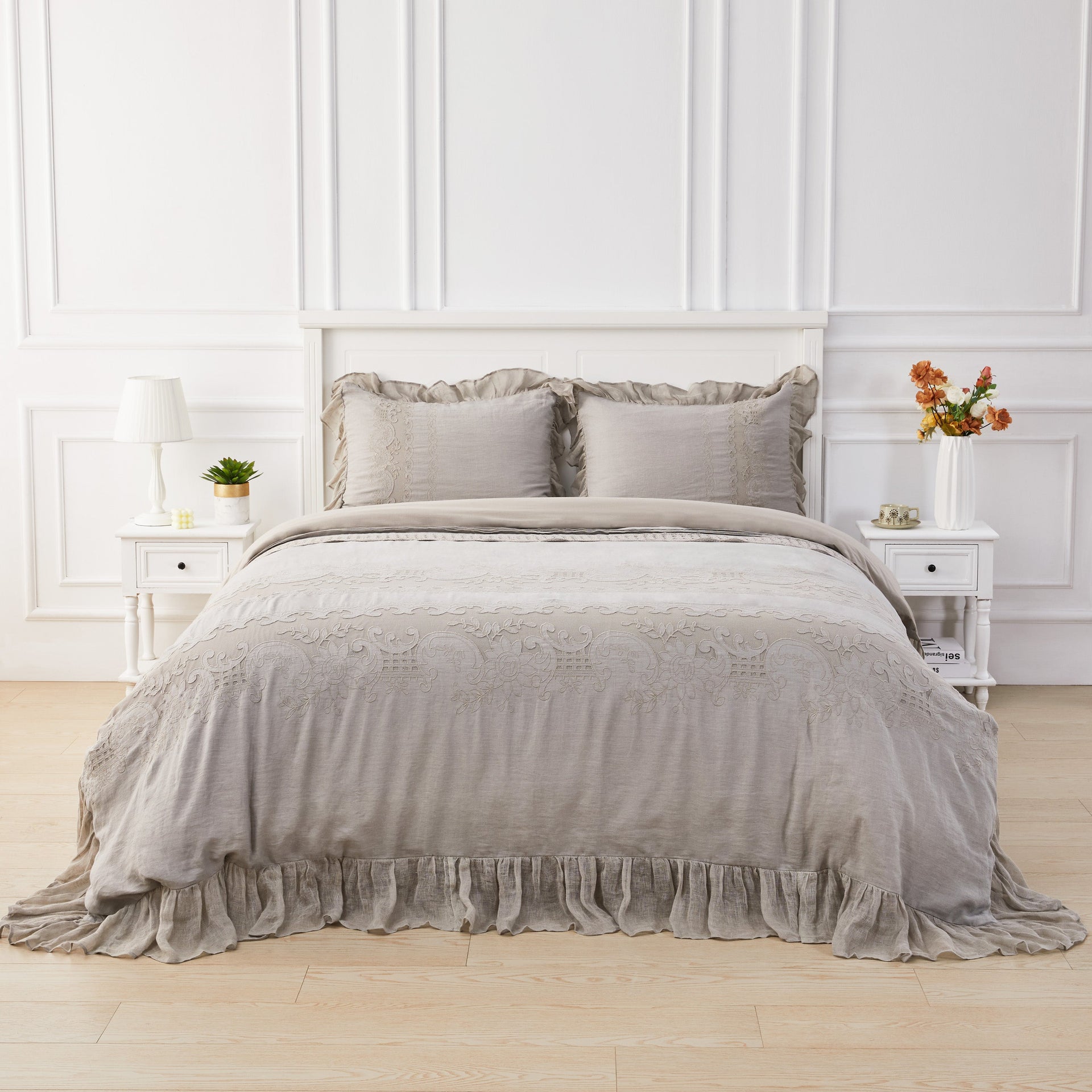 Tabitha Linen Duvet Cover Set