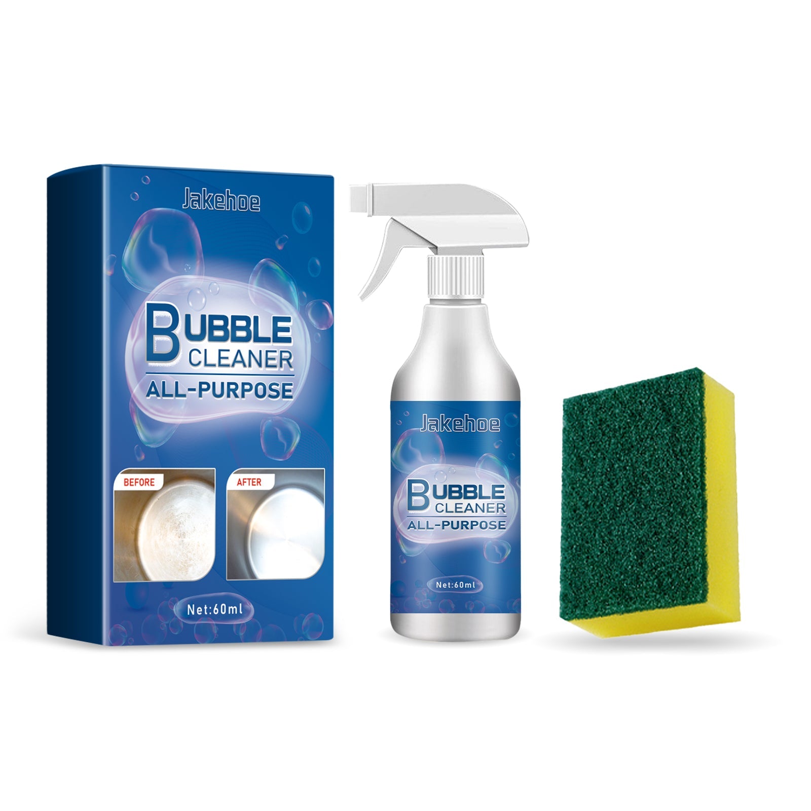 Multi-Purpose Household Foam Cleaner Set, Kitchen Stove Tile Heavy Grease Cleaning