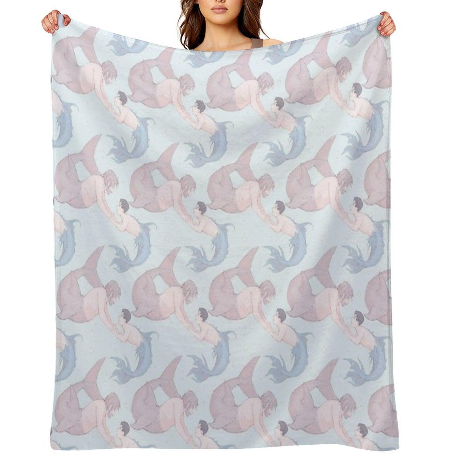 Hankcon Mermay Throw Blanket