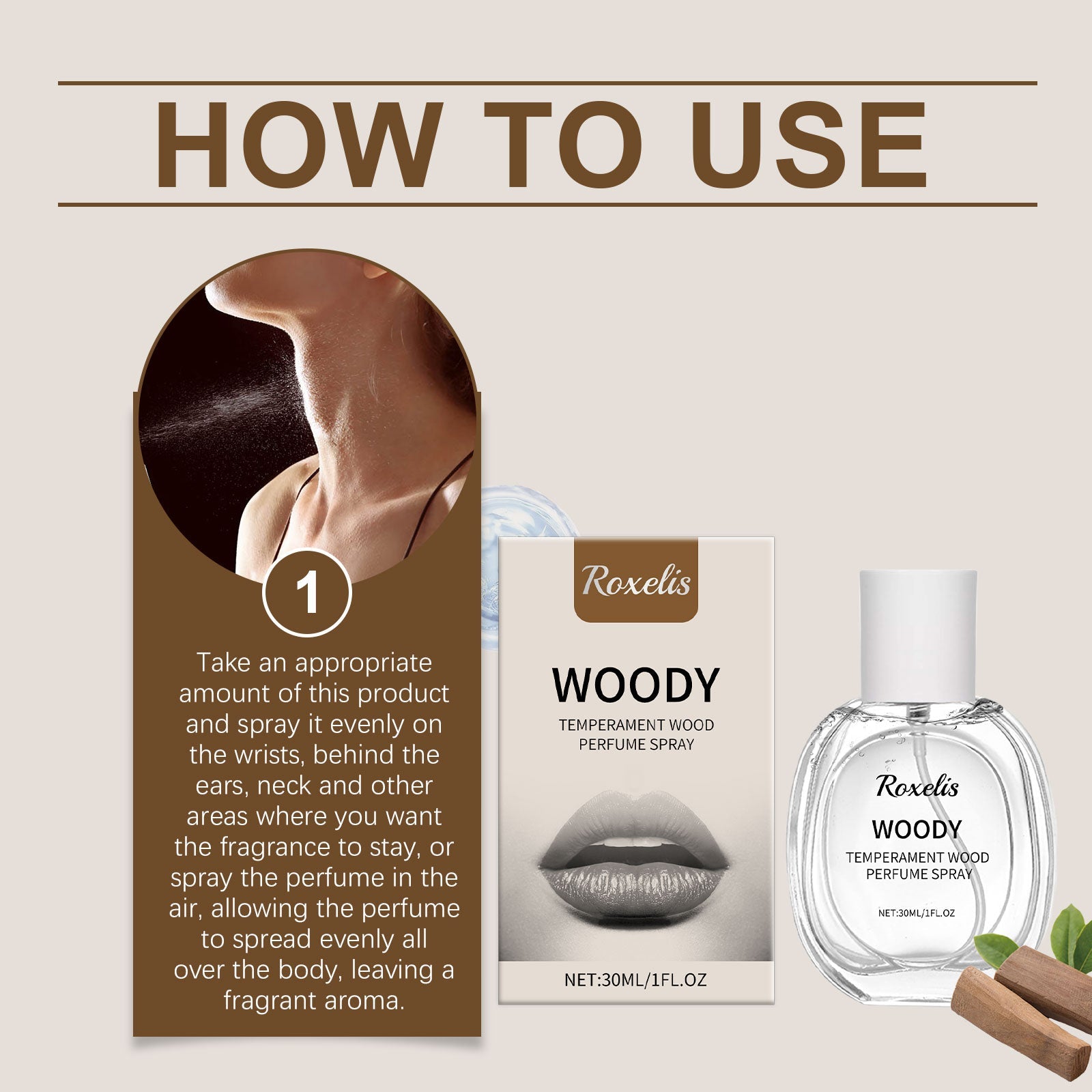 Temperament Wood Fragrance Daily Portable Lasting Fragrance Fresh Deep Wood Fragrance Oriental Eau De Toilette