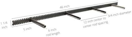 Floating Shelf Brackets - Sheppard Brackets - Easy Install - Heavy Duty (46 inch)