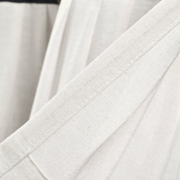 Linen Button Valance