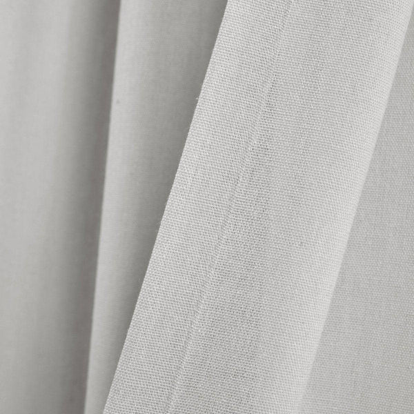 Faux Linen Grommet Window Curtain Panel Set
