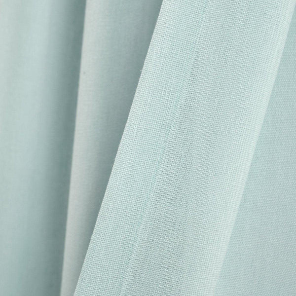 Faux Linen Grommet Window Curtain Panel Set