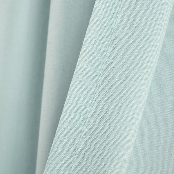 Faux Linen Grommet Window Curtain Panel Set