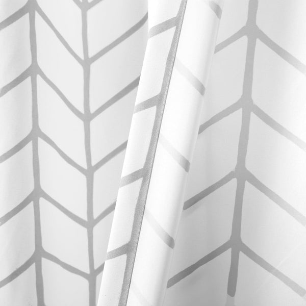 Calia Chevron Geo Window Curtain Panels Set