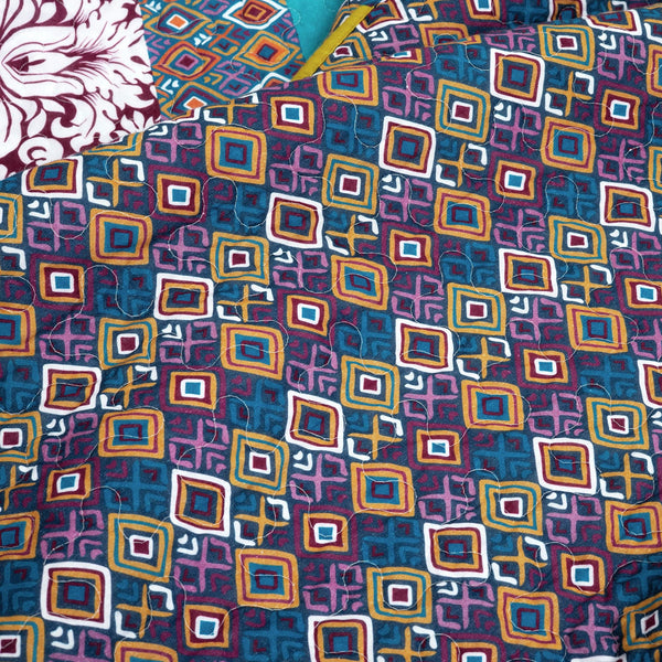 Boho Stripe Quilt Set