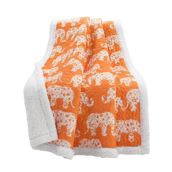 Elephant Parade Sherpa Throw