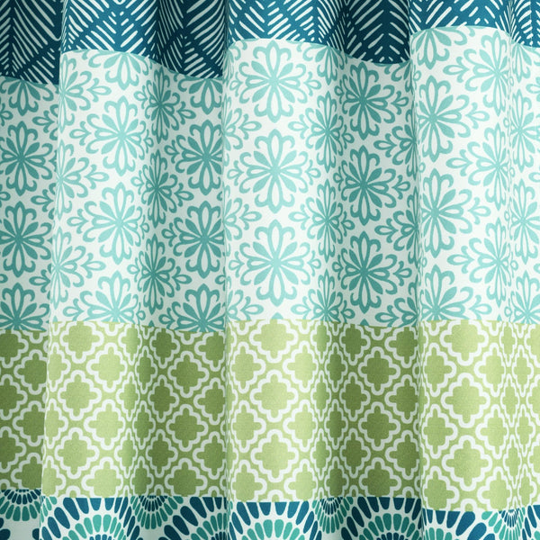 Bohemian Stripe Window Curtain Panel Set