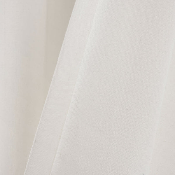 Faux Linen Grommet Color Block Window Curtain Panel