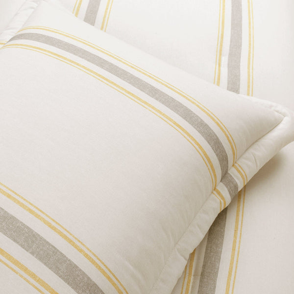 Farmhouse Stripe Reversible Comforter Set
