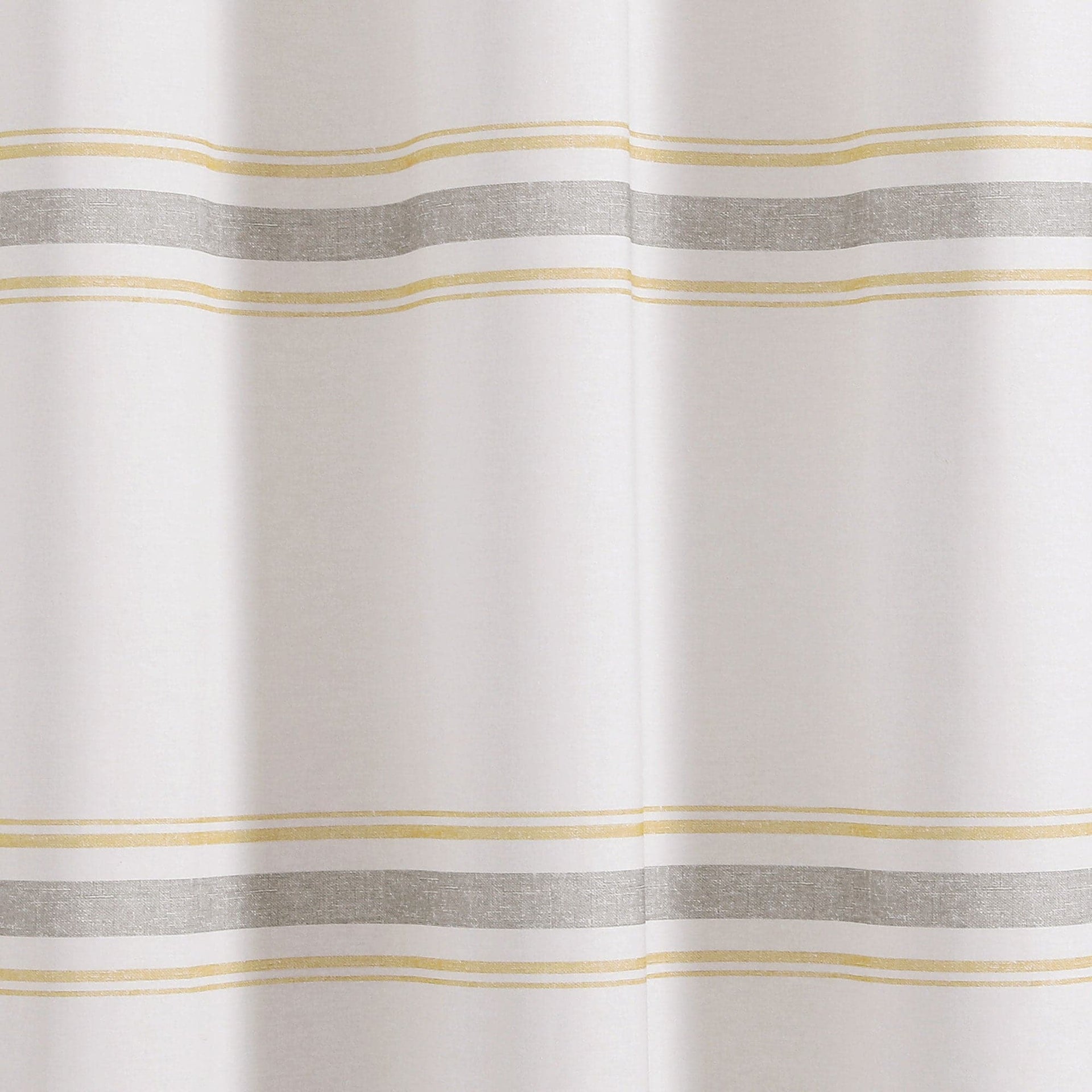 Farmhouse Stripe 100% Cotton Shower Curtain