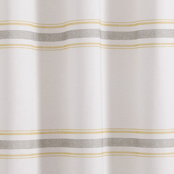 Farmhouse Stripe 100% Cotton Shower Curtain