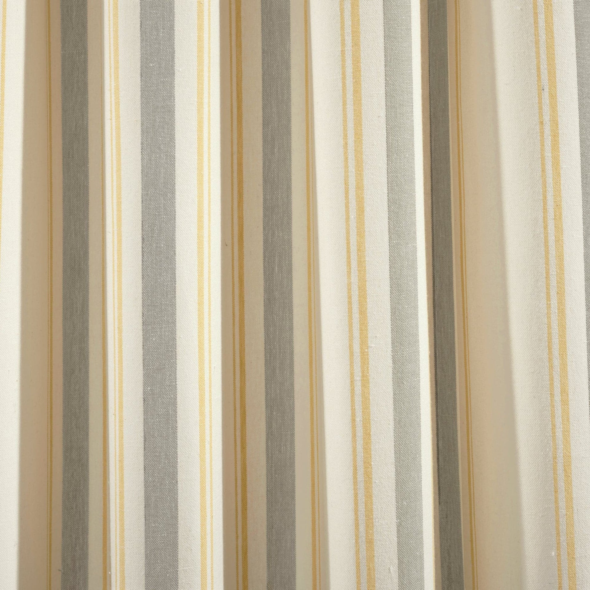 Farmhouse Stripe Yarn Dyed Recycled Cotton Blend Window Curtain Panel Set