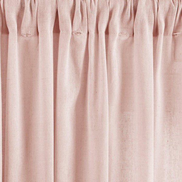 Boho Pom Pom Tassel Faux Linen Window Curtain Panel