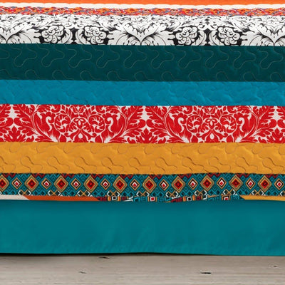 Boho Stripe 6 Piece Daybed Cover Set