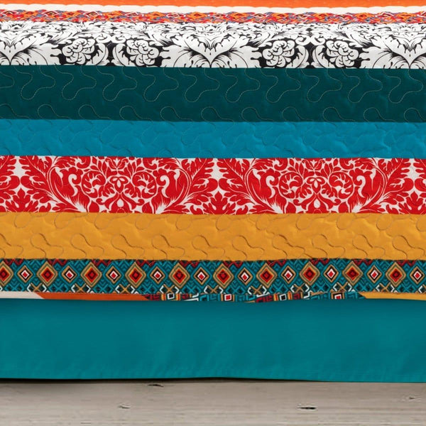 Boho Stripe 6 Piece Daybed Cover Set