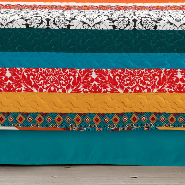 Boho Stripe 6 Piece Daybed Cover Set