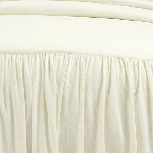 Belgian Flax Linen Rich Cotton Blend Bedspread 3 Piece Set