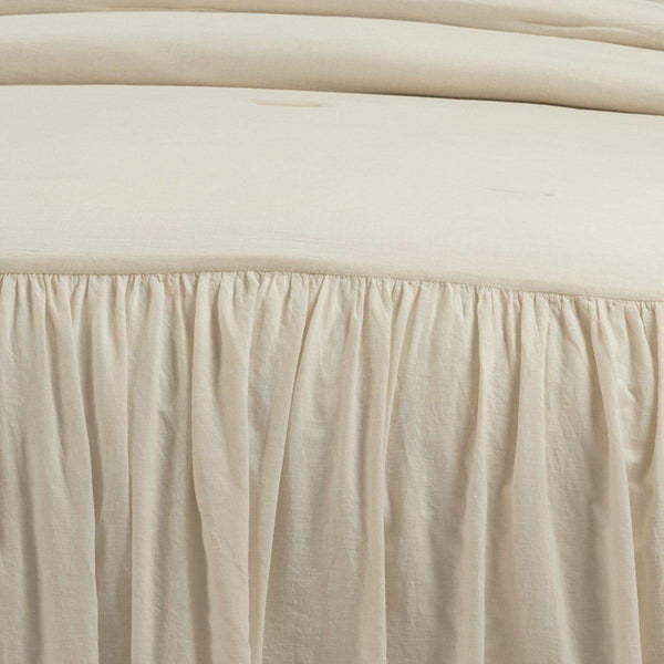 Belgian Flax Linen Rich Cotton Blend Bedspread 3 Piece Set