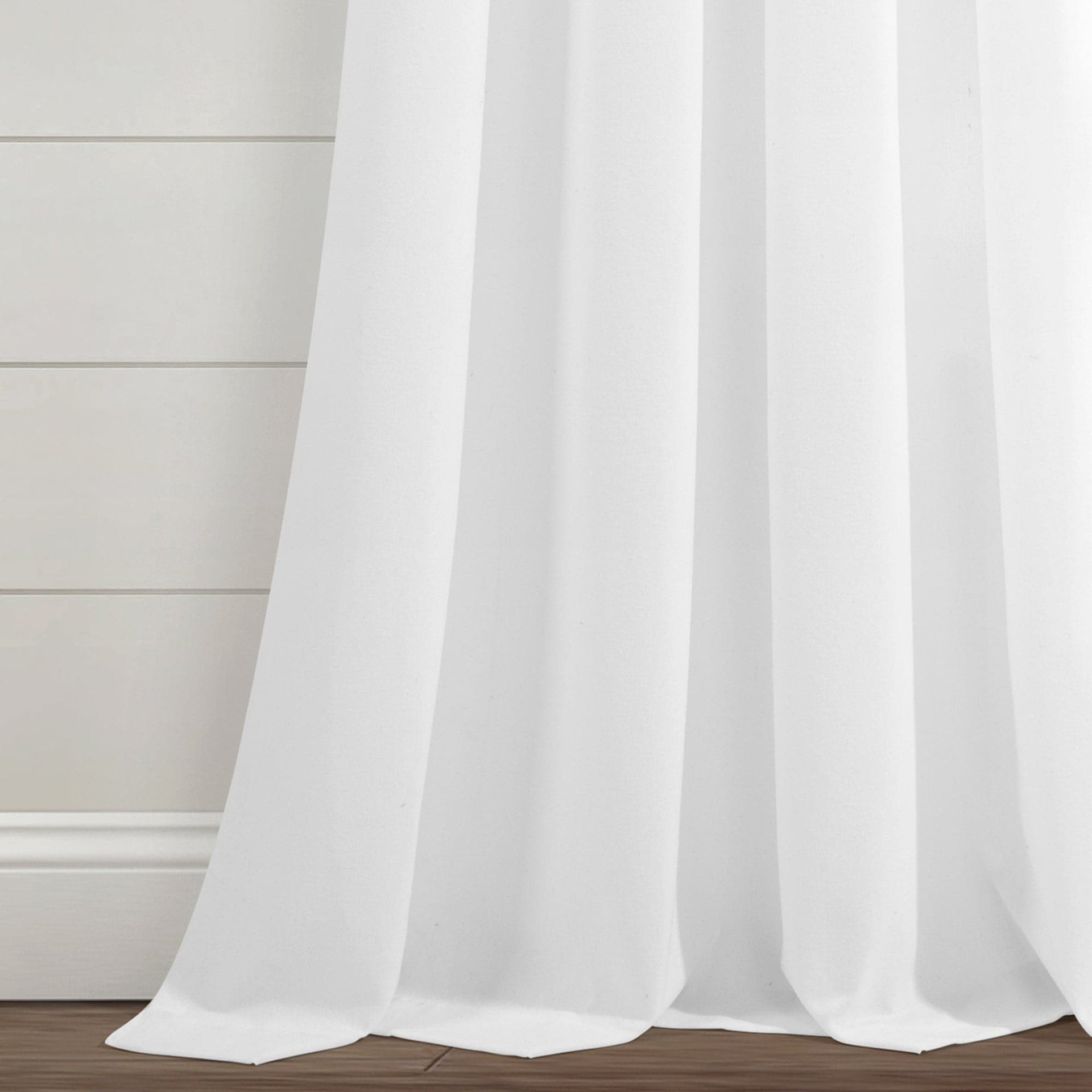 Farmhouse Boho Stripe Woven Tassel Yarn Dyed Recycled Cotton Blend Window Curtain Panel Set