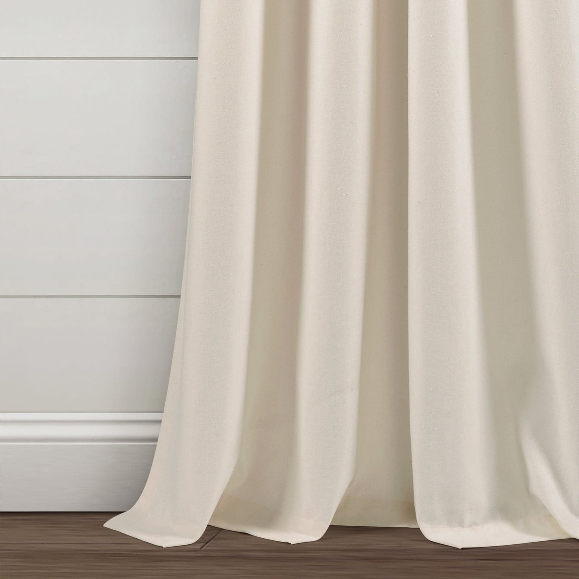 Farmhouse Boho Stripe Woven Tassel Yarn Dyed Recycled Cotton Blend Window Curtain Panel Set