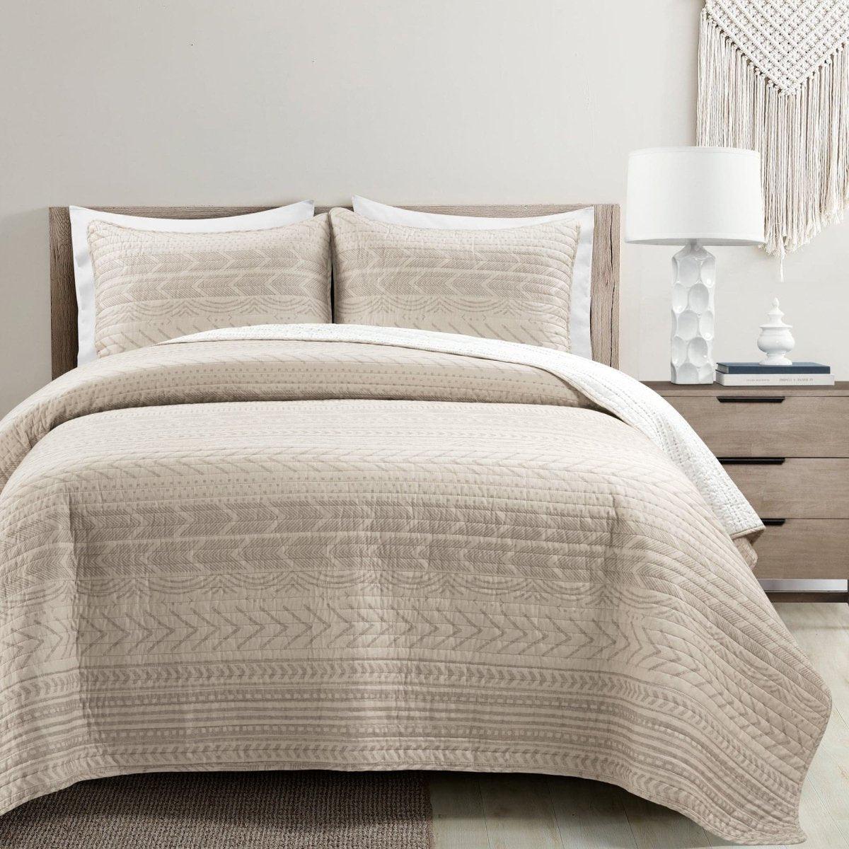 Hygge Geo Quilt 3 Piece Set