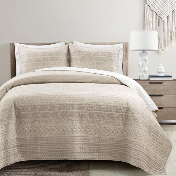 Hygge Geo Quilt 3 Piece Set