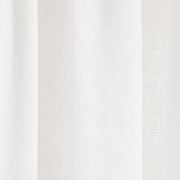 Boho Faux Linen Texture Tassel Window Curtain Panel